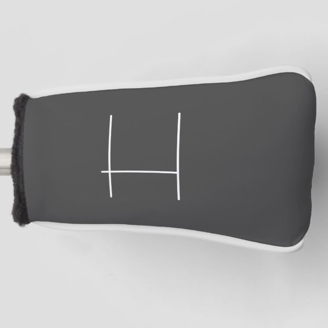 Monogram Eigenname Initial Modern Minimalistisch G Golf Headcover (Vorderseite)