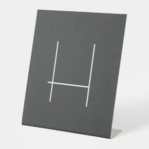 Monogram Eigenname Initial Modern Minimalistisch G Sockelschild