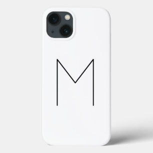 Monogram Eigenname Initial Modern Schlicht Minimal Case-Mate iPhone Hülle
