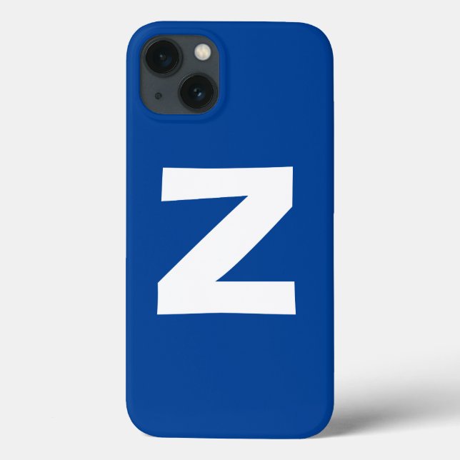 Monogram Eigenname Initial Modern Schlicht Minimal Case-Mate iPhone Hülle (Rückseite)