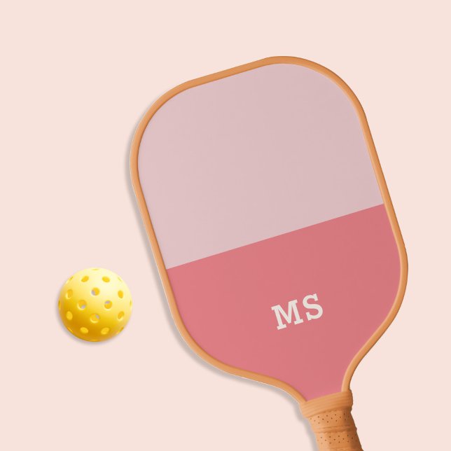 Monogram Einfach Moderner Minimal Pickleball Schläger (Von Creator hochgeladen)