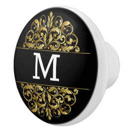 Monogram Elegant Keramik Knobs Keramikknauf