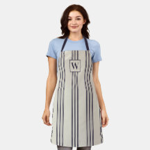 MONOGRAM ELEGANT MINIMALISTISCHE ÄGEAN STRIPE NAVY