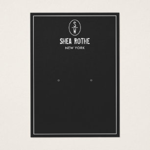 Monogram-Erkerbildschirmkarte der Vintagen Briefma