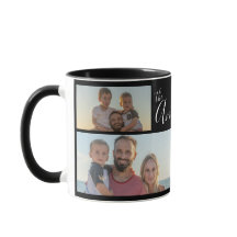 Monogram Family Vier Foto kundenspezifische Kee