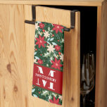 Monogram Family - Weihnachten Kariert Geschirrtuch<br><div class="desc">Ihr Vor- und Nachname personalisieren dieses Küchentuch mit einem roten,  grünen und cremefarbenen Weihnachtsmotiv. Ideal für Ihre Wohngestaltung oder als Geschenk. PASSENDE Artikel in unserem Geschäft.</div>