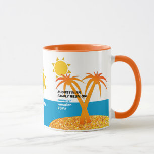 Monogram Family Wiedersehen Summer Vacation Tasse