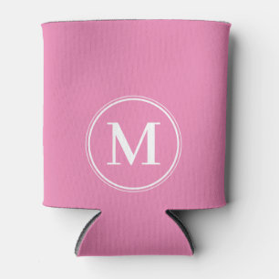 Monogram Feste Rosa-Farbe  Dosenkühler