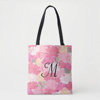 Monogram Floral Print Toag