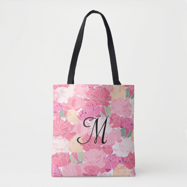 Monogram Floral Print Toag (Vorderseite)