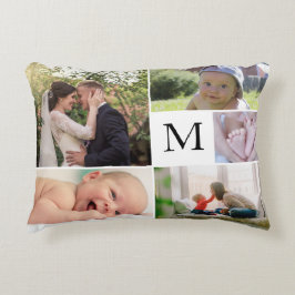 Monogram Fotografy family collage Dekokissen