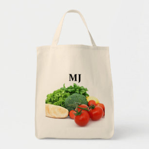 Monogram Fresh Produce Lebensmittelgeschäft Tasche