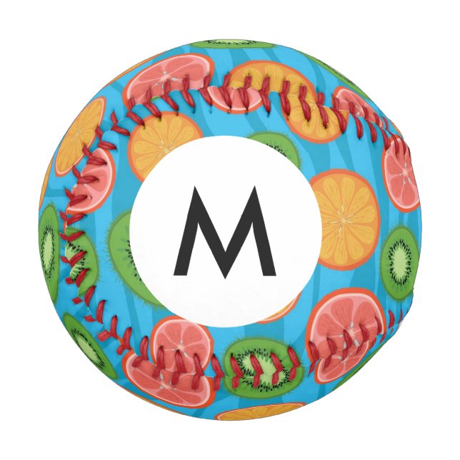 Monogram Fruit Stimmung Baseball (Vorderseite Links)