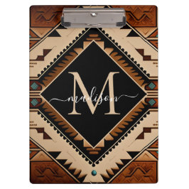 Monogram für den systemeigenen Amerikanische Urein Klemmbrett