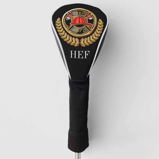 Monogram für die Abteilung für das Golffeuer Golf Headcover (Vorderseite)