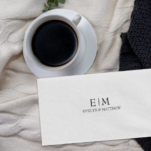 Monogram für einfache Individuelle Namen Gummistempel