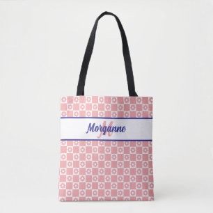 Monogram, geprüft Blush Pink-Blume