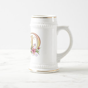 Monogram-Geschenkidee-Tasse Bierglas
