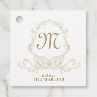 Monogram-Geschenkmarke Geschenkanhänger