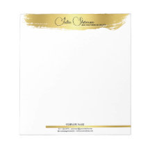 Monogram Gold Black Chic Modernes Script Minimalis
