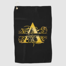 Monogram Gold-Silhouette