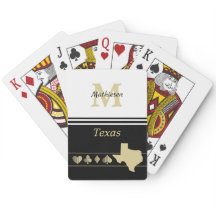 Monogram Gold Silhouette Texas