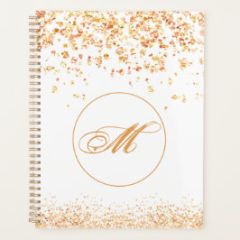 Monogram Golden Glitzern Planner Planer