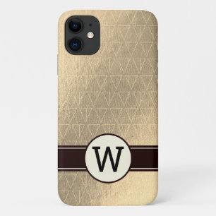 Monogram Golden Triangle Muster Case-Mate iPhone Hülle