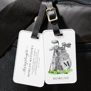 Monogram Golf Bag Gepäckanhänger