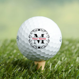 Monogram Golf Ball   Initial M - Geben Sie Ihren N