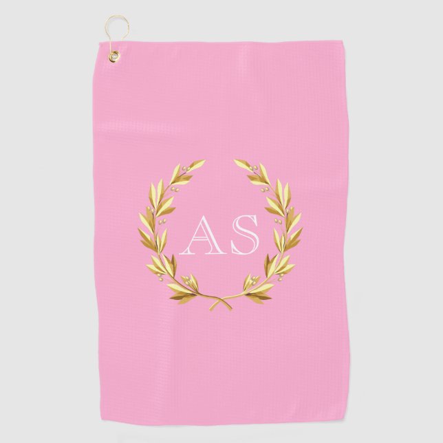 Monogram Golf Handtuch (Vorderseite)