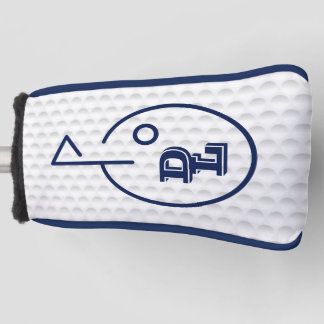 Monogram Golf Putter Cover (Navy) Headcover