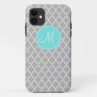 Monogram Graues Quatrefolienmuster iPhone 5/5s Fal Case-Mate iPhone Hülle