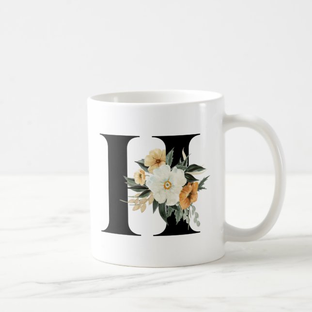 Monogram H Erste Kaffee-Tasse Kaffeetasse (Rechts)