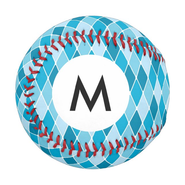 Monogram Harlequin Wintermuster Baseball (Vorderseite Links)