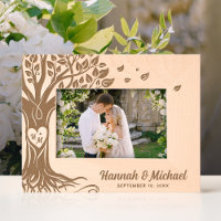 Monogram Heart Names Tree of Life Wedding Foto