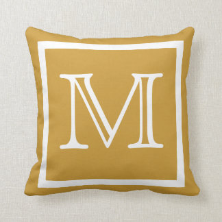 MONOGRAM Hellbraune, hellbraune Kissen solide