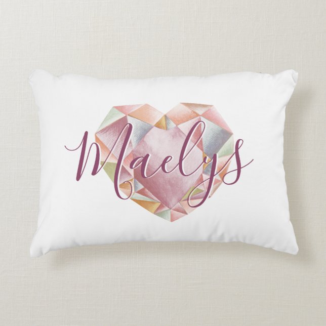 Monogram hinzufügen oder Niedlich Blush Pink Heft  Dekokissen (Vorderseite)