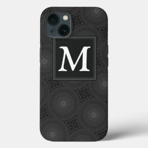 Monogram Holzkohlezirkeln Muster Case-Mate iPhone Case-Mate iPhone Hülle