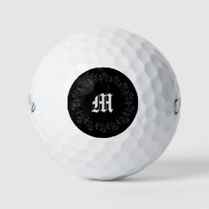 Monogram Hübsch Floral Wreath Golfbälle