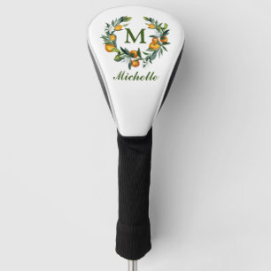 Monogram Hübsch orange Keilbutterfly Golf Headcover