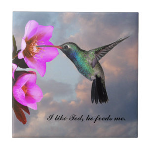 MONOGRAM HUMMINGBIRD FLIESE