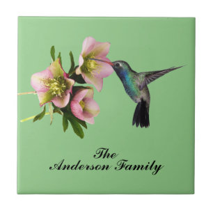 MONOGRAM HUMMINGBIRD FLIESE