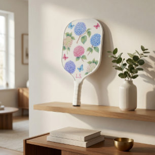 Monogram Hydrangea & Butterfly Pickleball-Schläger Pickleball Schläger