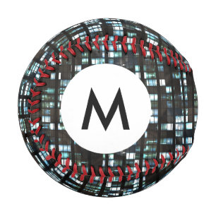 Monogram Illuminated windows pattern Baseball