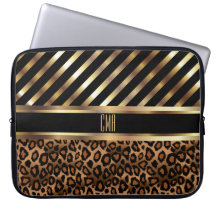 Monogram Imitate Gold Strips und 🐆 Leopard Print