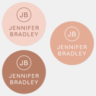 Monogram Individuelle Name Clothing Tags School Etiketten