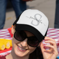 Monogram Initials Calligraphy Minimalistisch