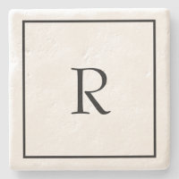 Monogram Initials Individuelle Name Schwarz-weiß T