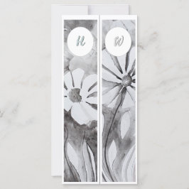 Monogram Initials Whimsical Two Lesezeichens